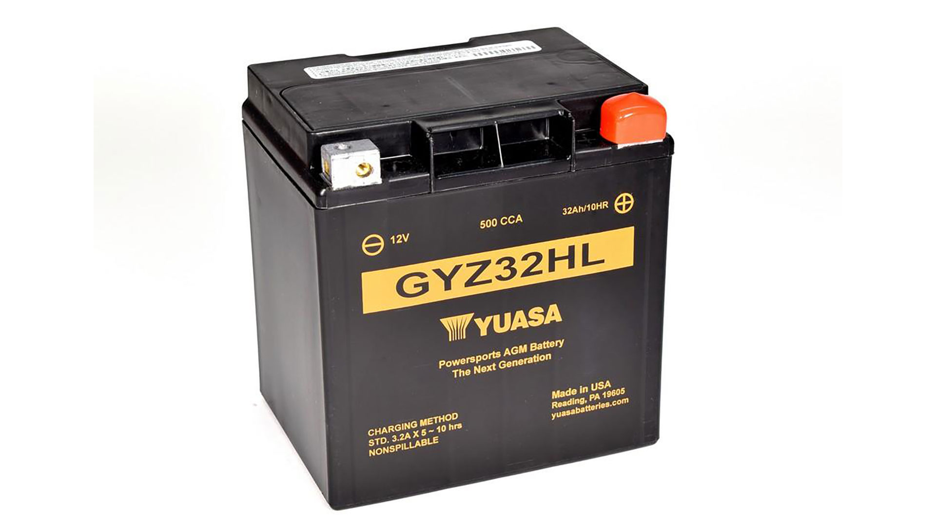  GYZ32HL(WC) 12V Yuasa High Performance MF VRLA Battery 