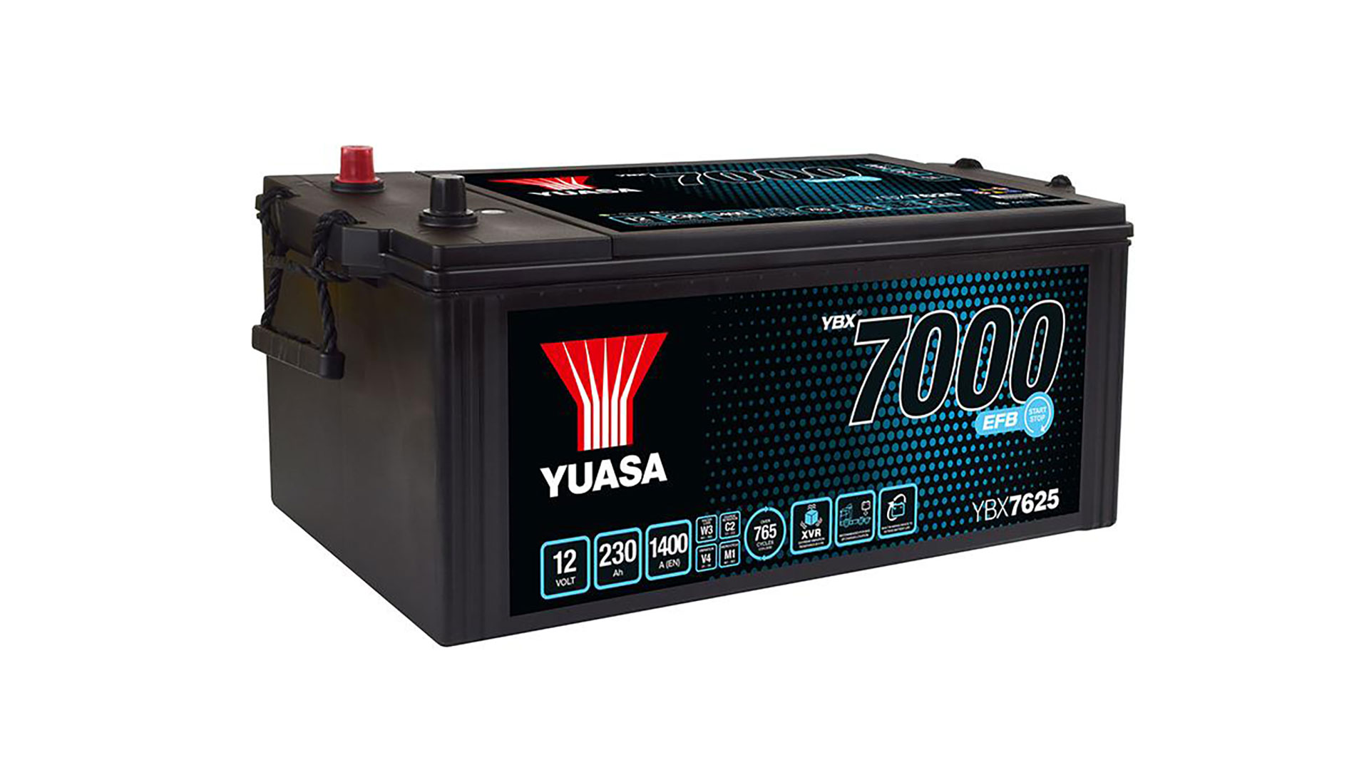 YBX7625 12V 230Ah 1400A Yuasa Super Heavy Duty EFB Battery