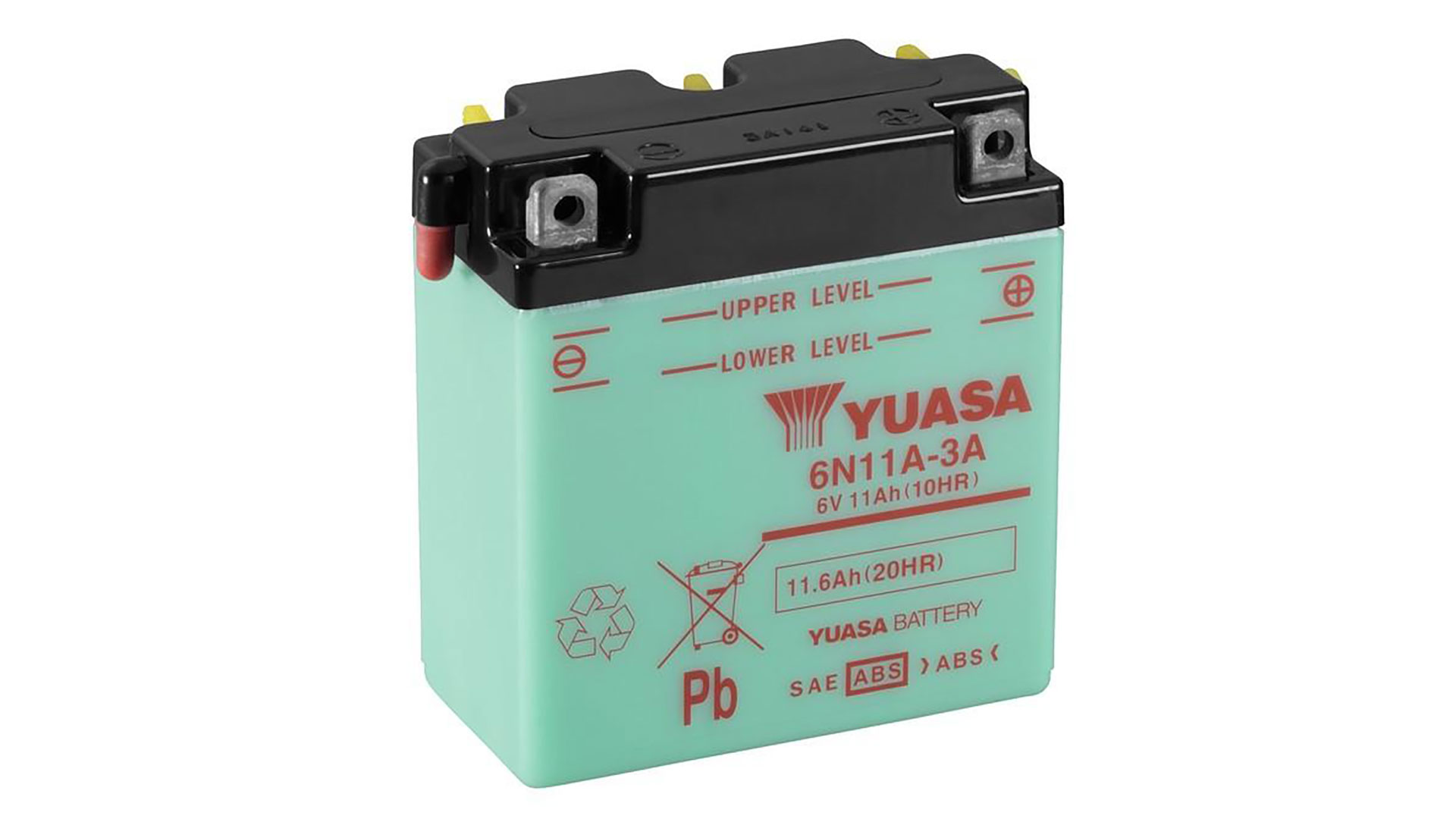  6N11A-3A (CP) 6V Yuasa Conventional Battery 