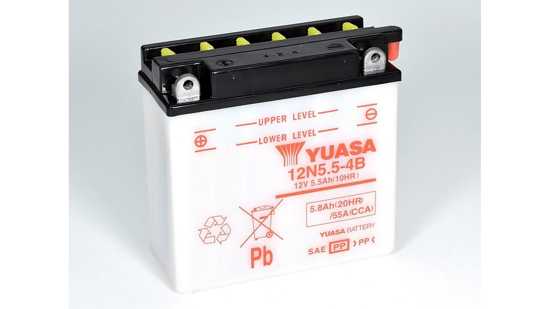  12N5.5-4B (DC) 12V Yuasa Conventional Battery 