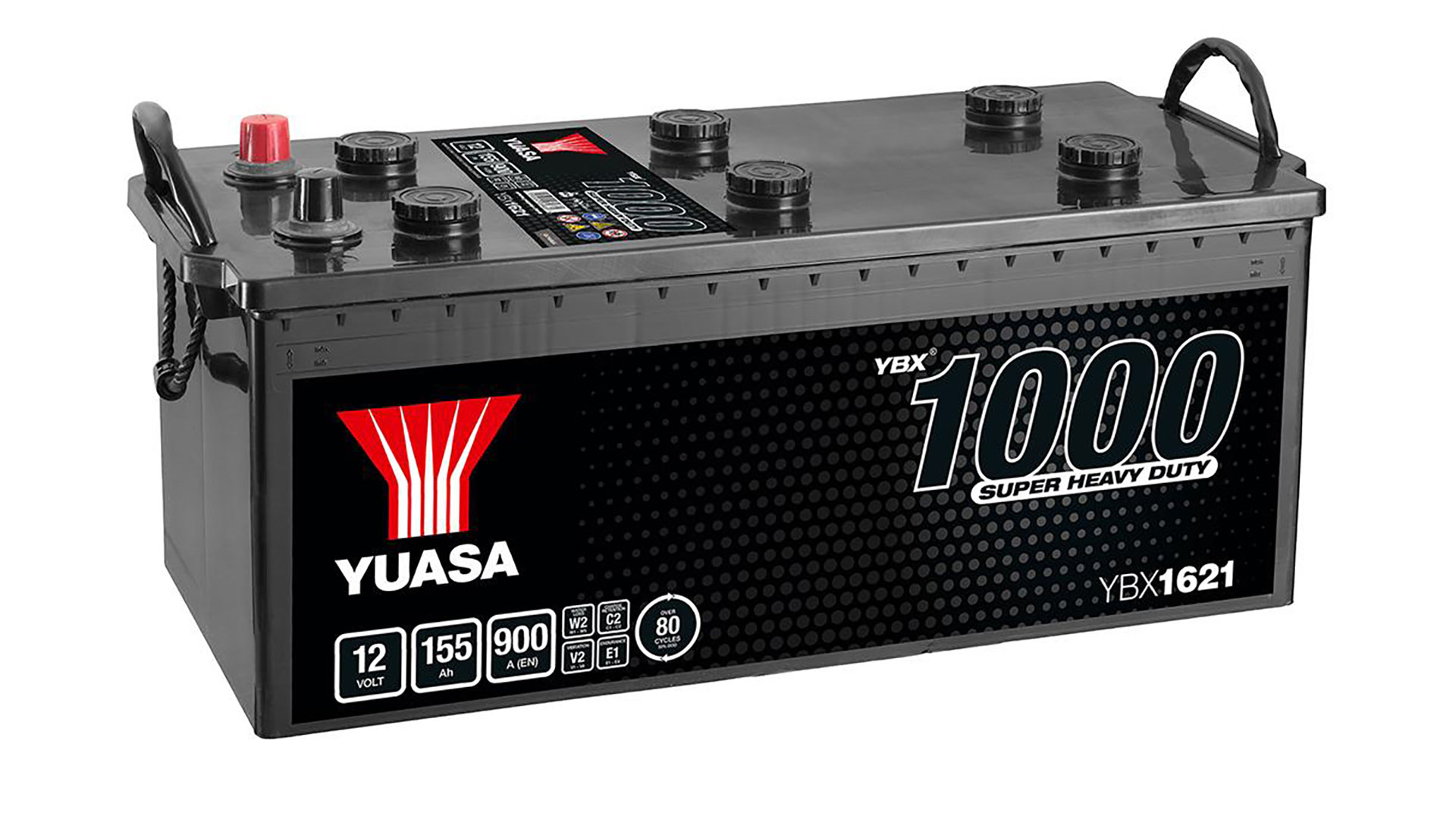  YBX1621 12V 155Ah 900A Yuasa Super Heavy Duty Battery 