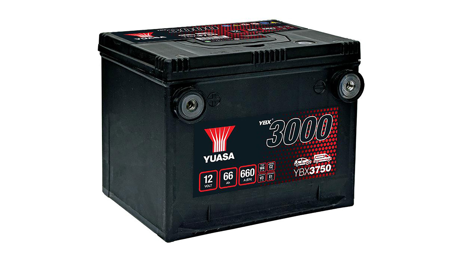  YBX3750 12V 66Ah 660A Yuasa SMF Battery 