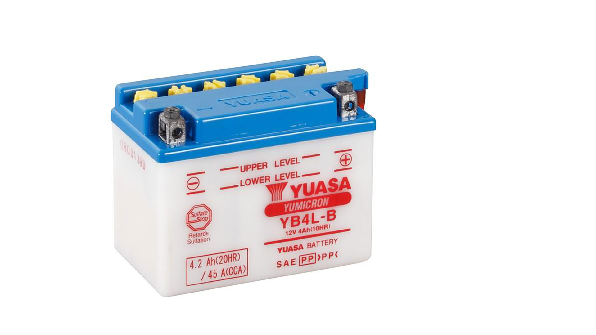  YB4L-B (CP) 12V Yuasa YuMicron Battery 