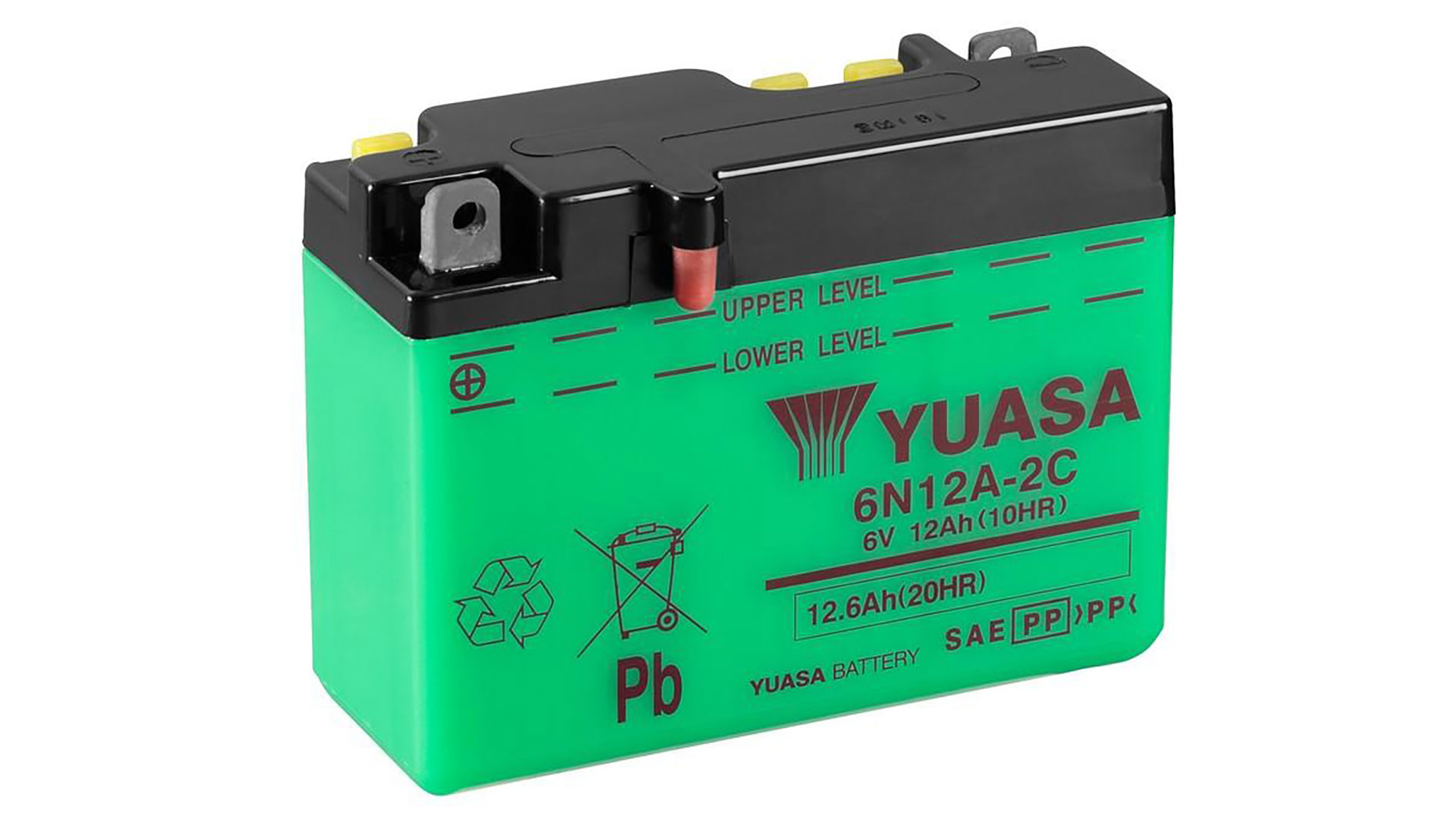  6N12A-2C (DC) 6V Yuasa Conventional Battery 
