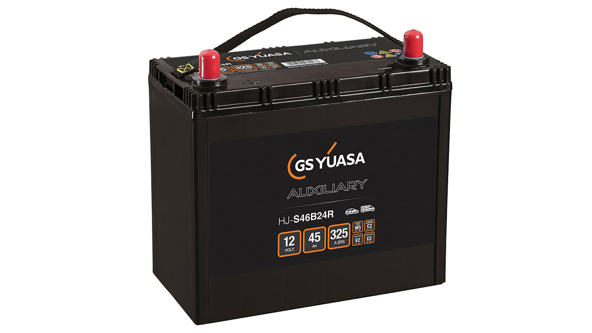  HJ-S46B24R GS Yuasa Auxiliary AGM Battery 