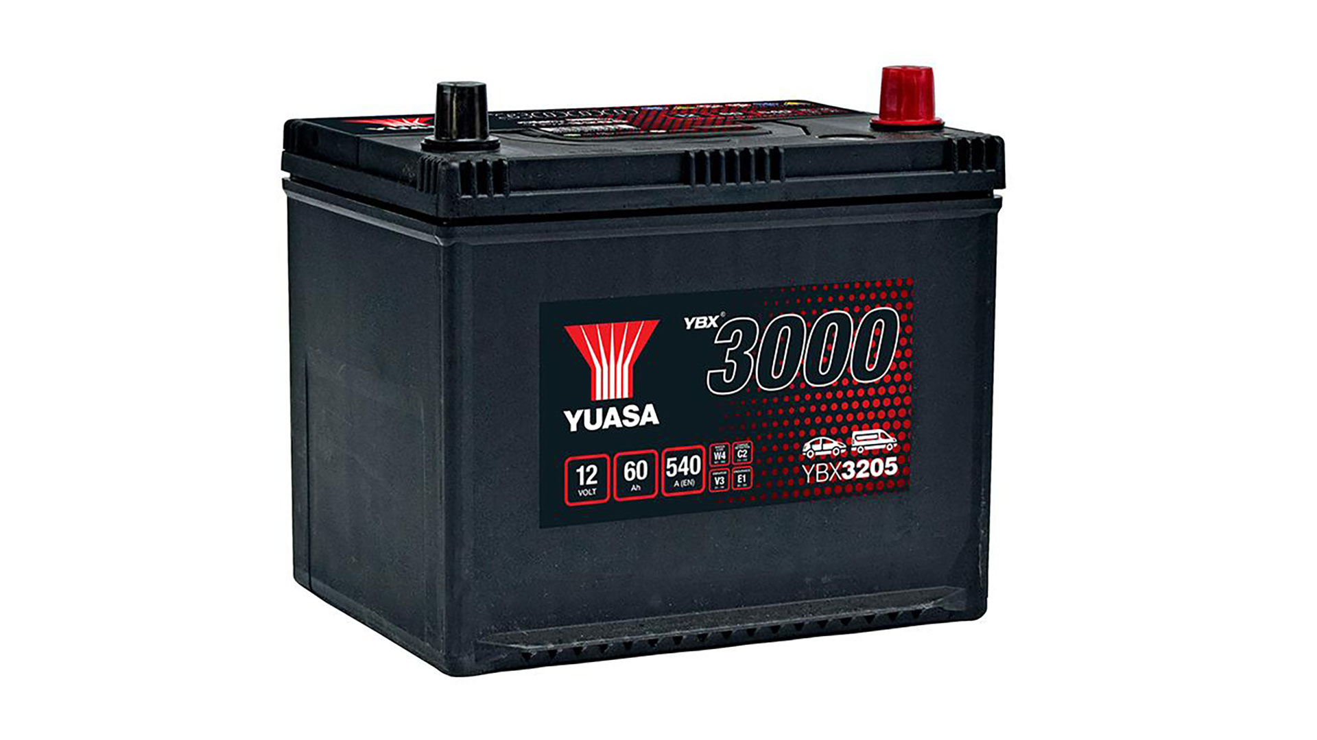  YBX3205 12V 60Ah 540A Yuasa SMF Battery 