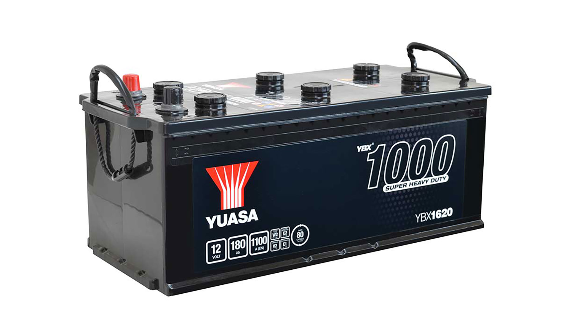  YBX1620 12V 180Ah 1100A Yuasa Super Heavy Duty Battery 