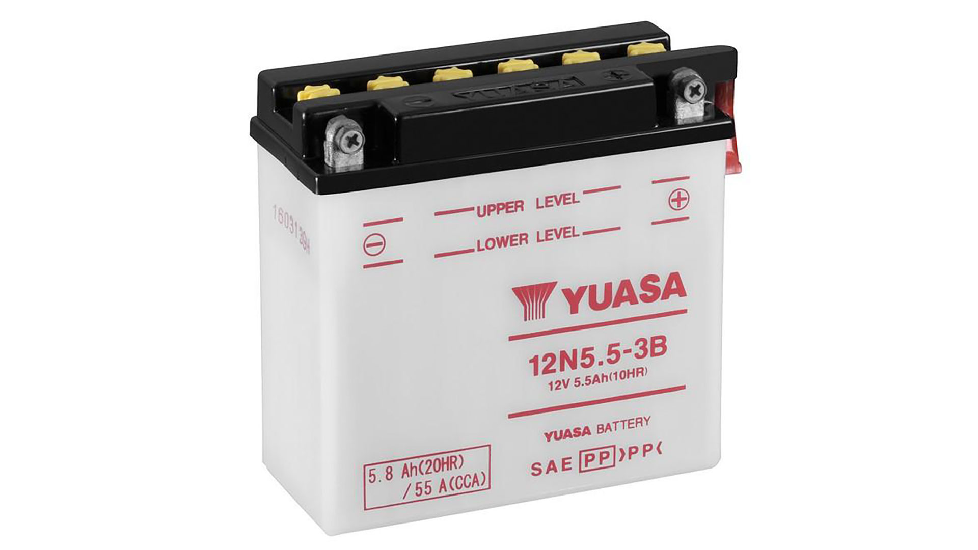 12N5.5-3B (CP) 12V Yuasa Conventional Battery 