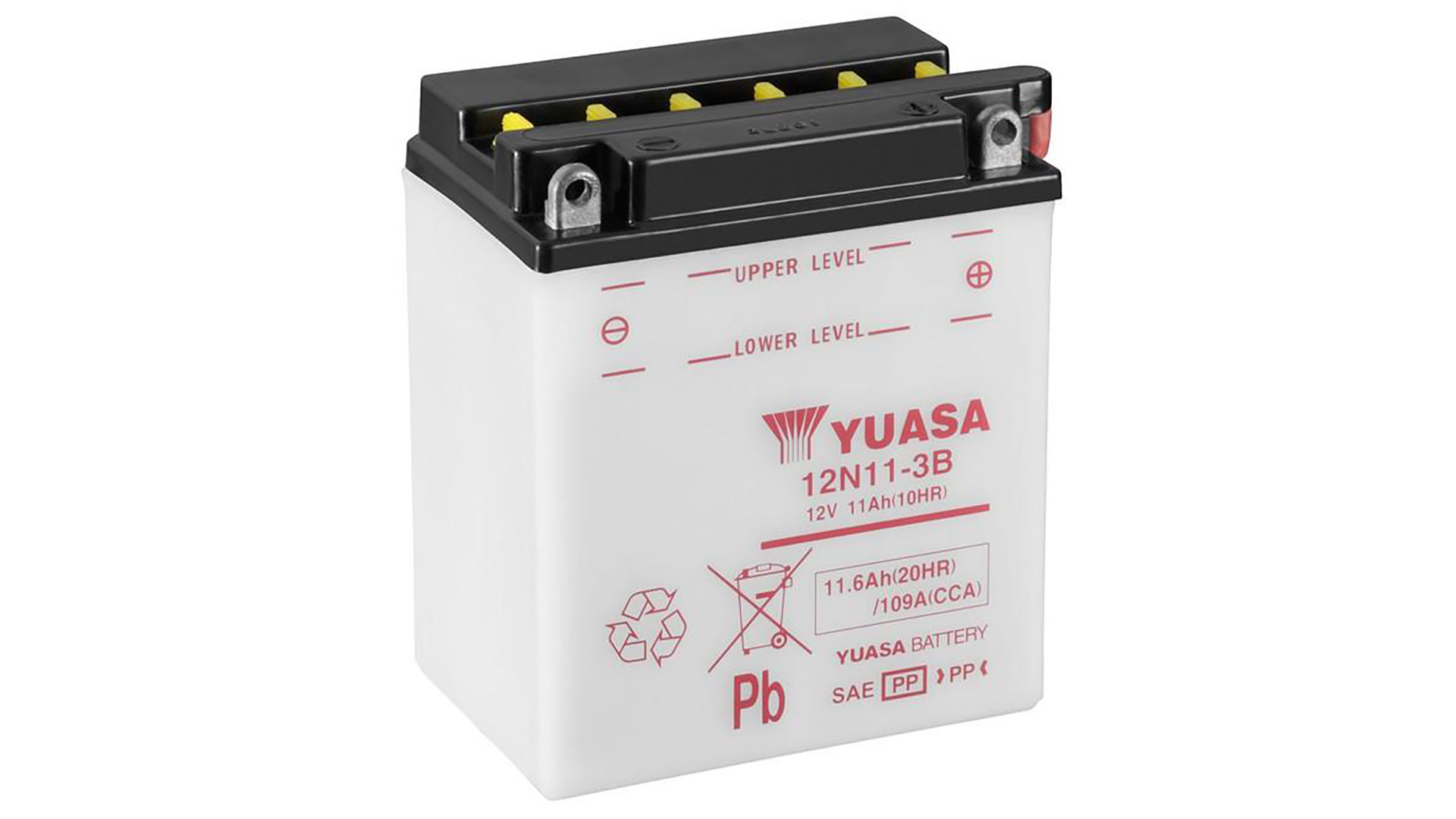  12N11-3B (DC) 12V Yuasa Conventional Battery 