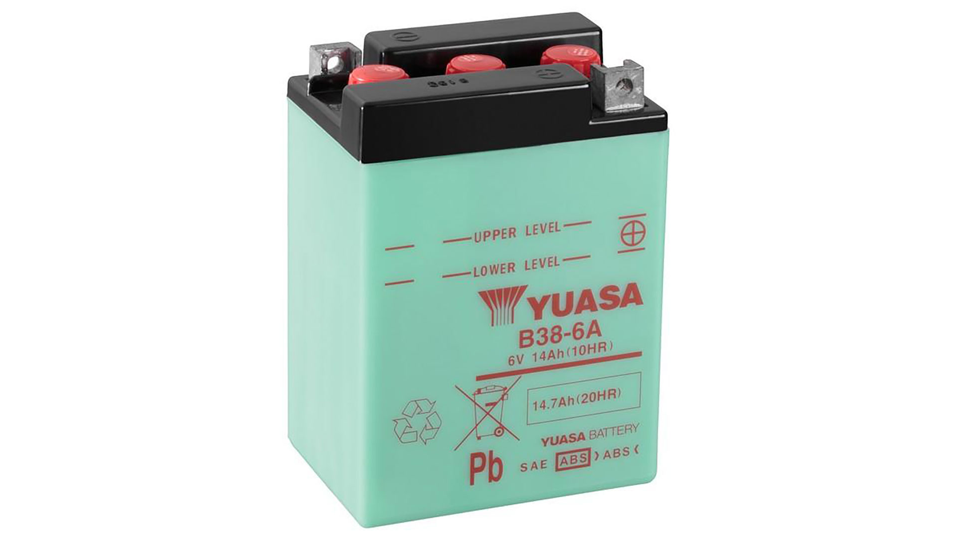  B38-6A (DC) 6V Yuasa Conventional Battery 
