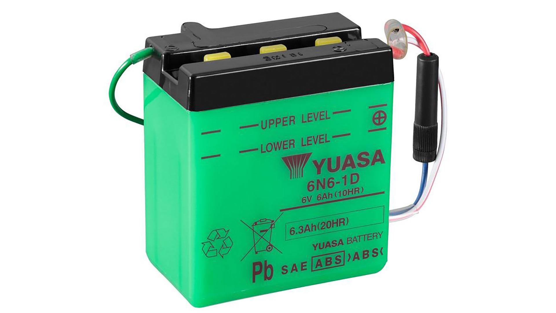  6N6-1D (DC) 6V Yuasa Conventional Battery 
