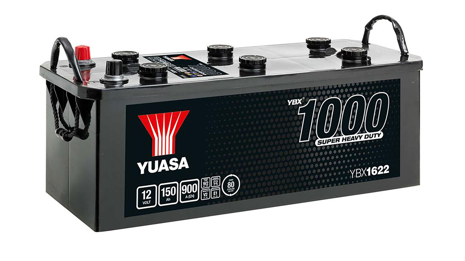  YBX1622 12V 150Ah 900A Yuasa Super Heavy Duty Battery 