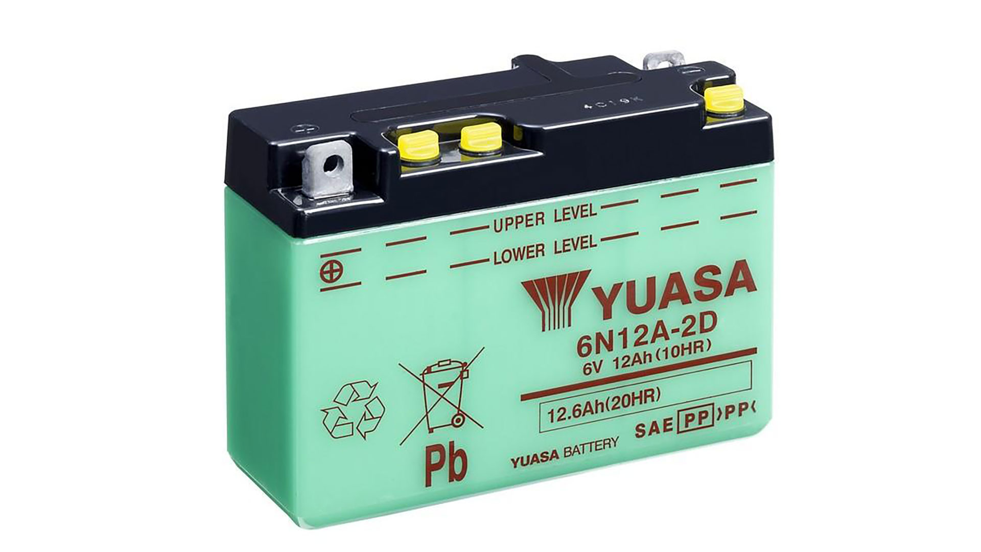  6N12A-2D (DC) 6V Yuasa Conventional Battery 