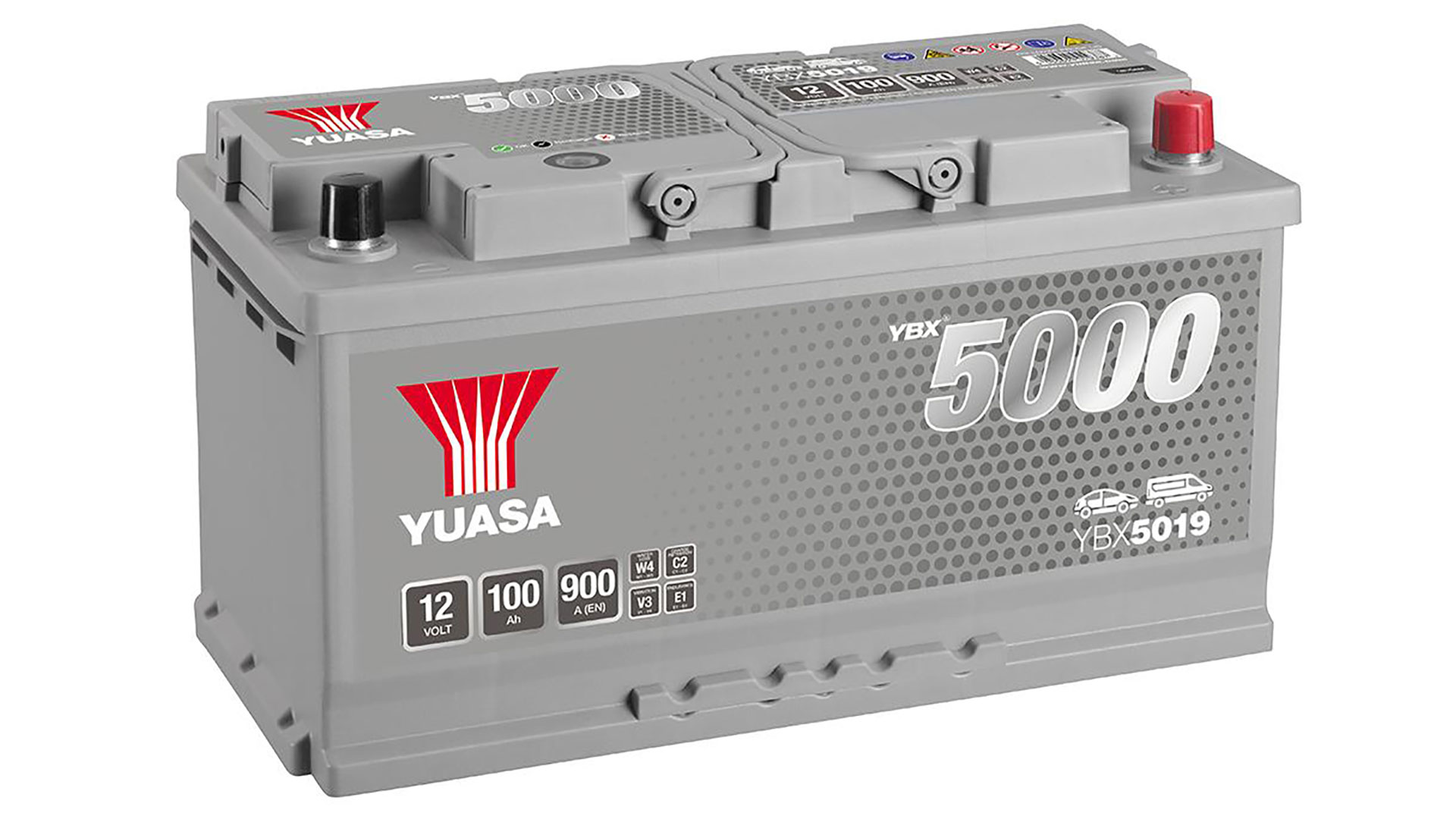  YBX5019 12V 100Ah 900A Yuasa Silver High Performance Battery 
