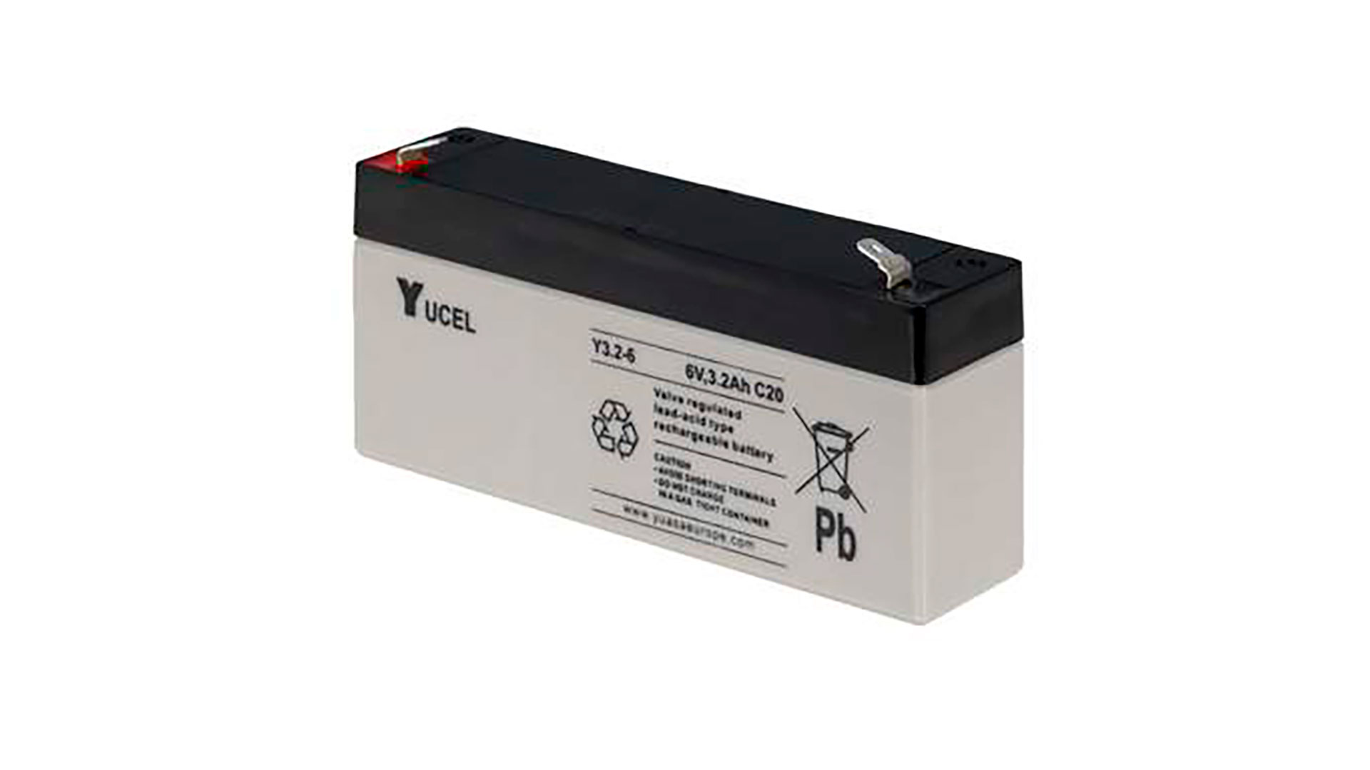  Yuasa 3.2Ah 6V Sealed Lead Acid Yucel Battery 
