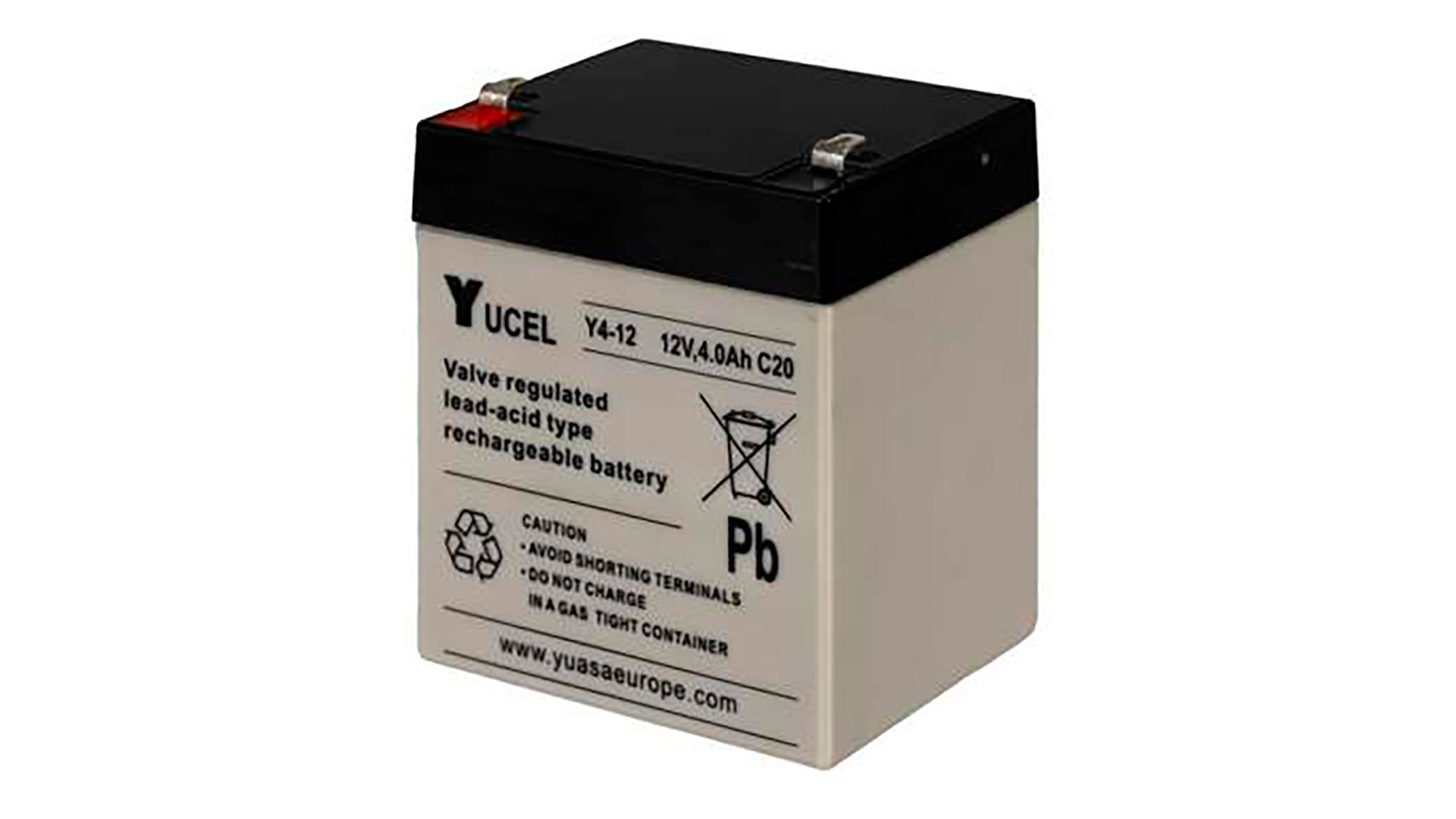  Yuasa 4Ah 12V Sealed Lead Acid Yucel Battery 