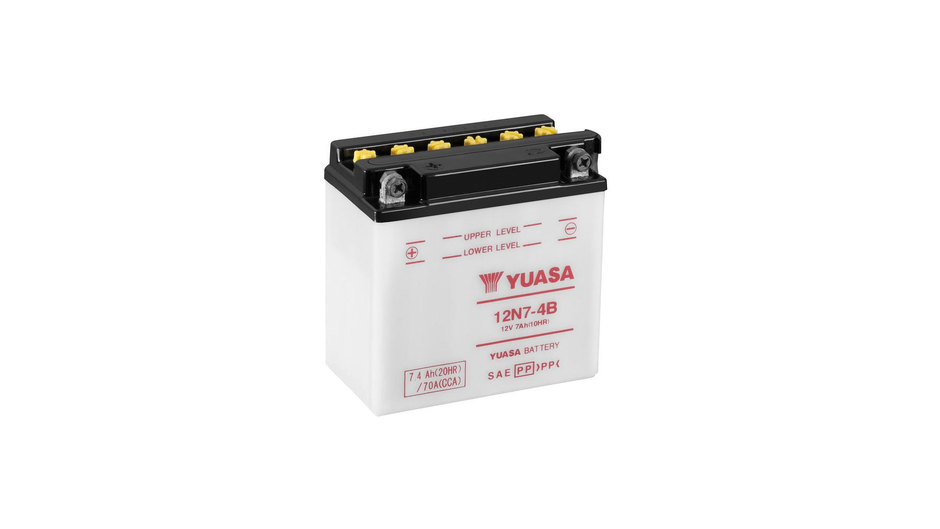  12N7-4B (DC) 12V Yuasa Conventional Battery 