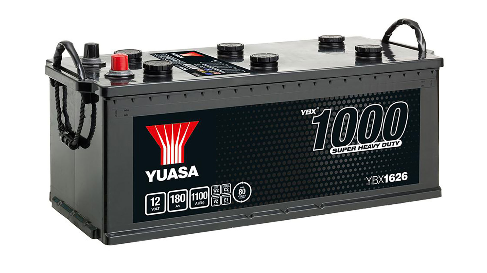  YBX1626 12V 180Ah 1100A Yuasa Super Heavy Duty Battery 