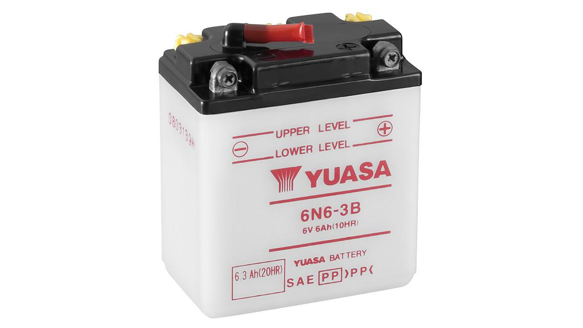  6N6-3B (DC) 6V Yuasa Conventional Battery 