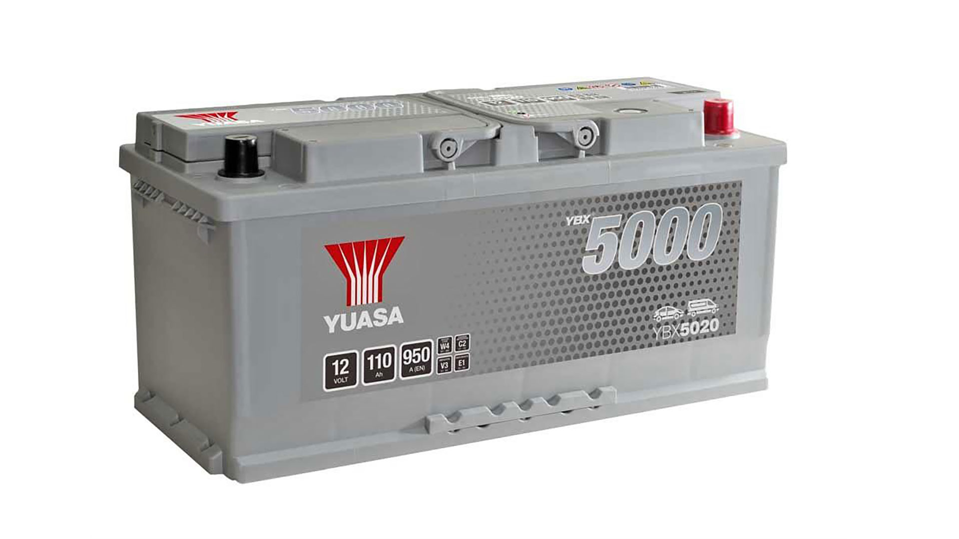  YBX5020 12V 110Ah 950A Yuasa Silver High Performance Battery 